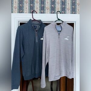 Johnnie-O Golf 1/4 Zip Pullovers - Lot Of 2 Men’s Medium